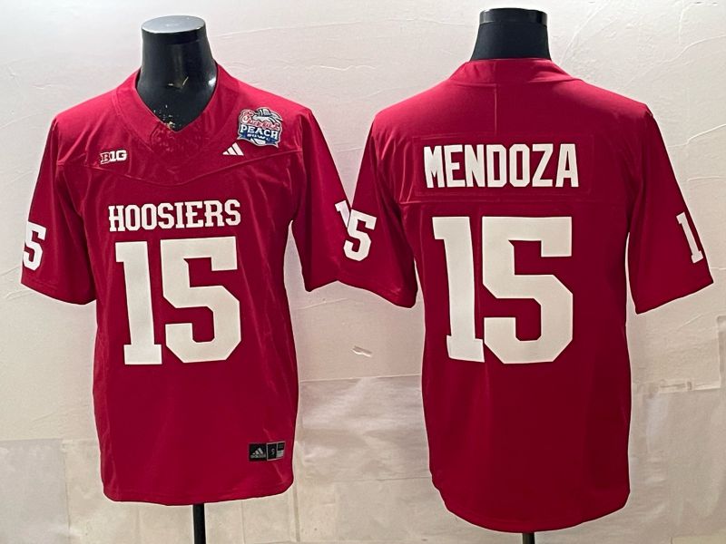 Men Ohio State Buckeyes #15 Mendoza Red 2026 NCAA Jersey 03->ncaa teams->NCAA Jersey